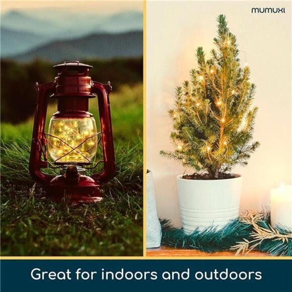 LED Fairy String Lights Battery Operated [20 Pack], 3.3ft 20 Mini Fairy Lights - Picture 6 of 7